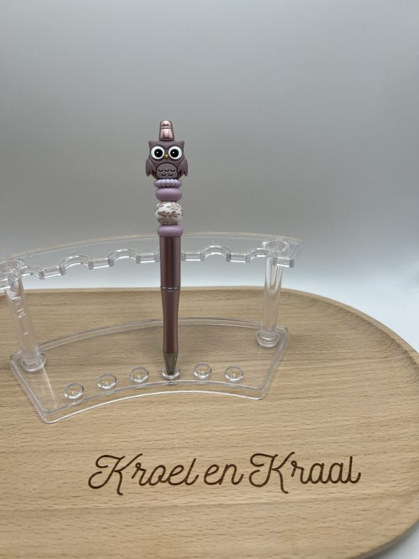 Pen - Roze/Paars - Uil