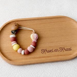 Speenkoord Little Balloon - (met naam)